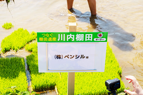 満天の青空!川内棚田へ